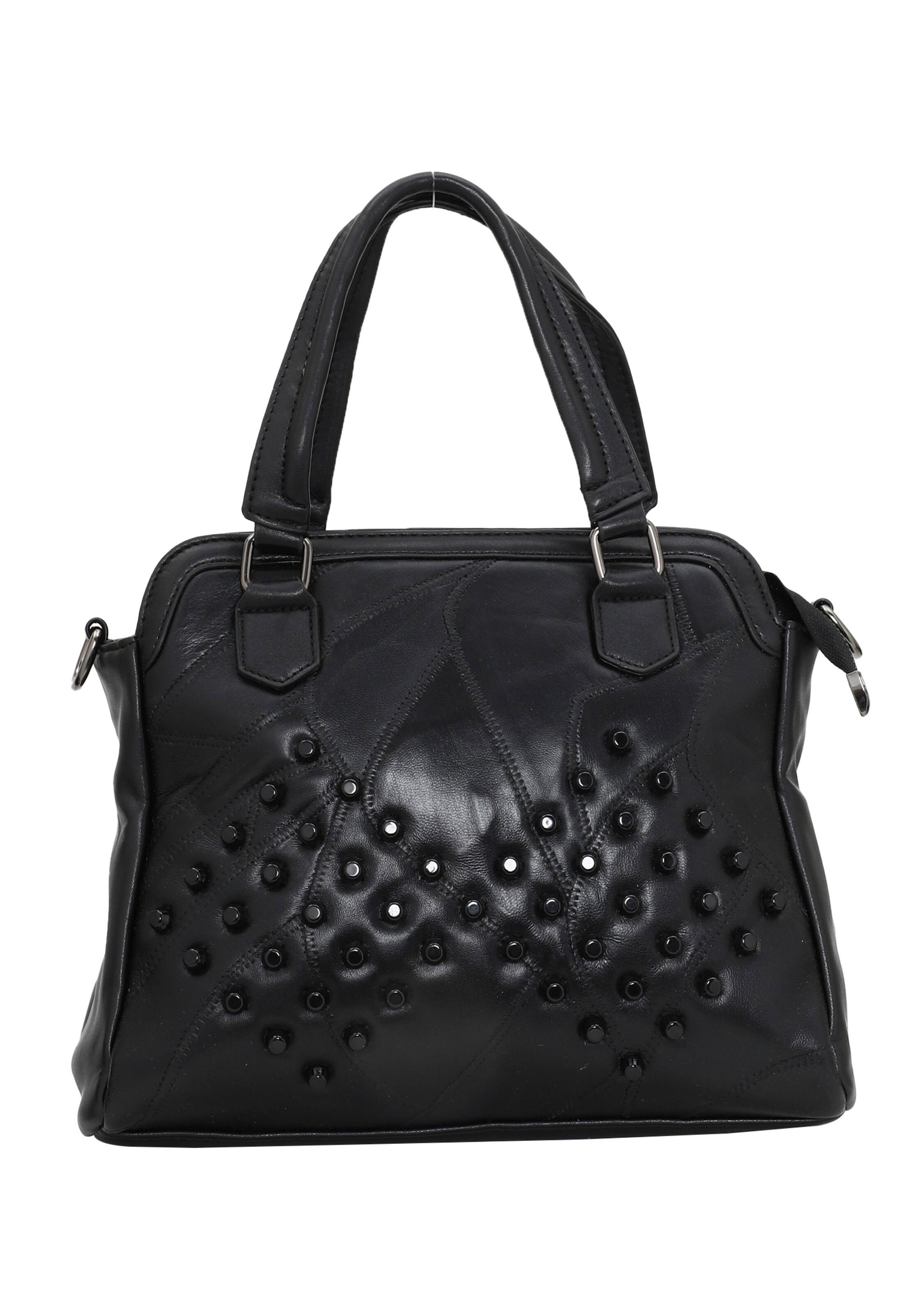 faina Schoudertas in Zwart: voorkant