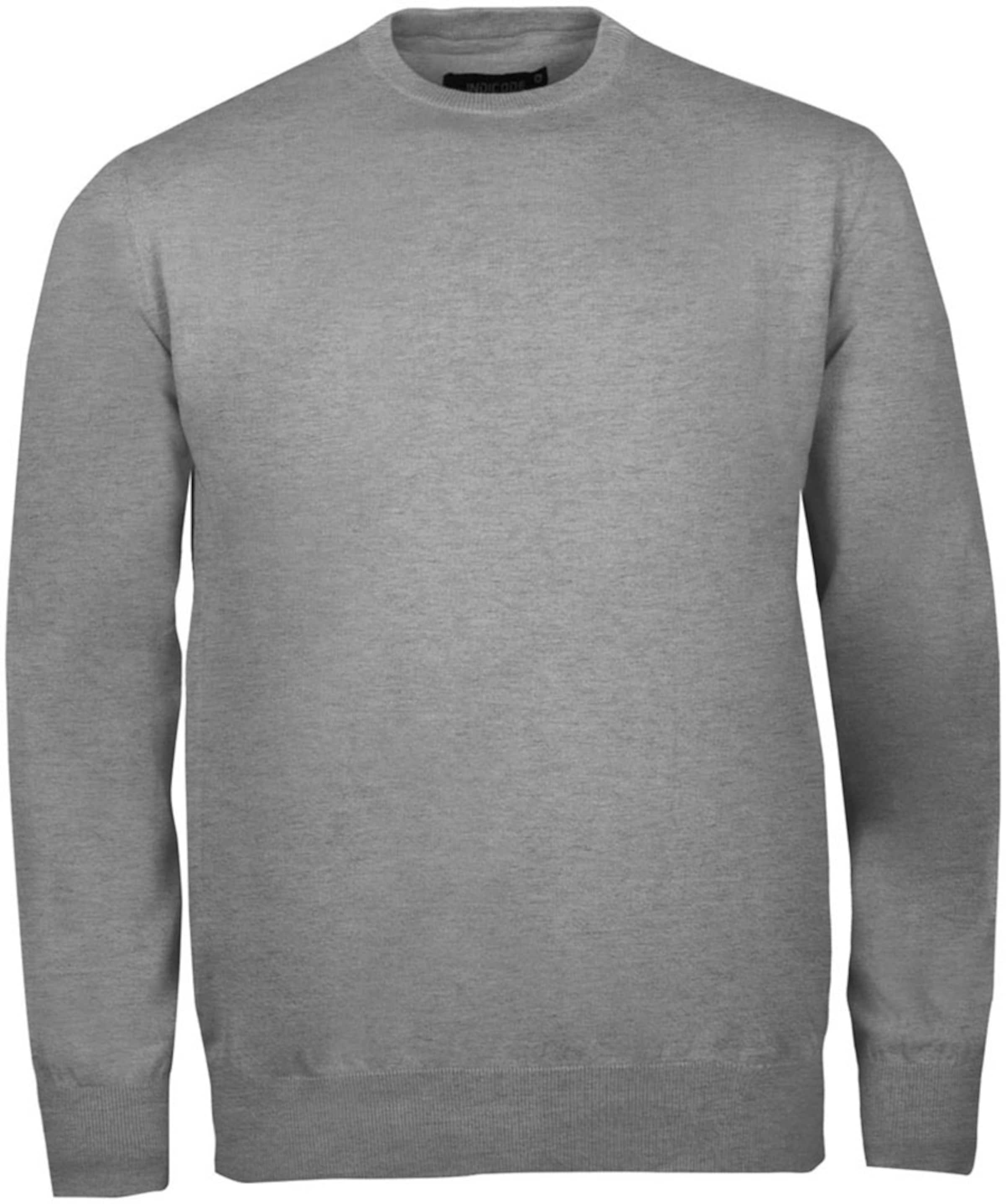 INDICODE JEANS Sweater in mottled grey, Item view