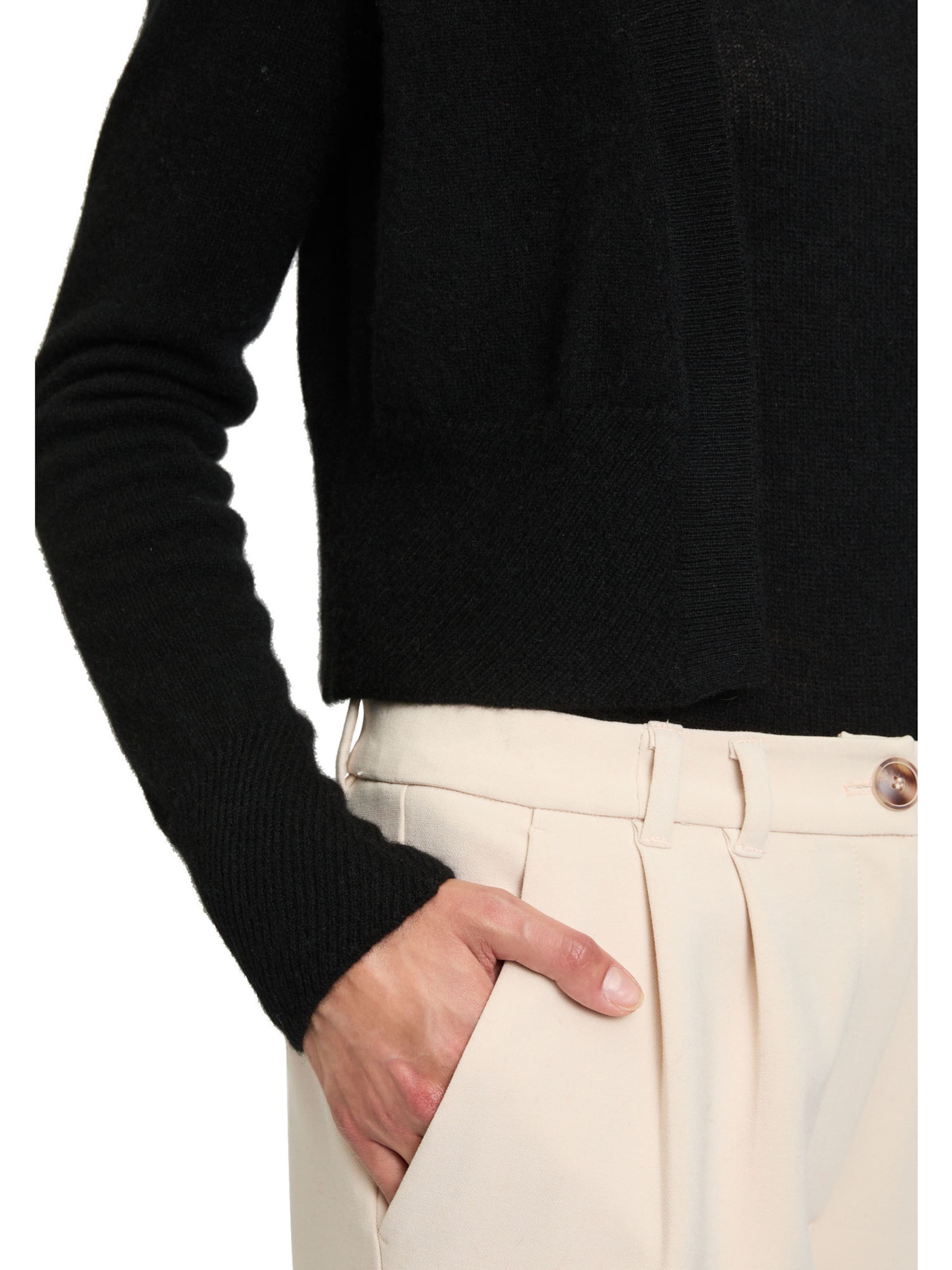 Betty Barclay Gebreid vest in Zwart