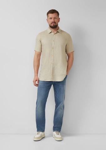 s.Oliver Regular fit Overhemd in Beige