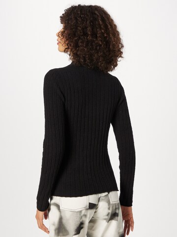 QS Pullover in Schwarz