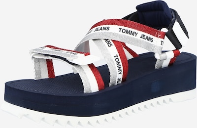 Sandalai iš Tommy Jeans , spalva - tamsiai mėlyna / sidabro pilka / raudona / balta, Prekių apžvalga