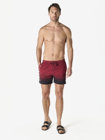 Shorts de bain KOROSHI en rouge