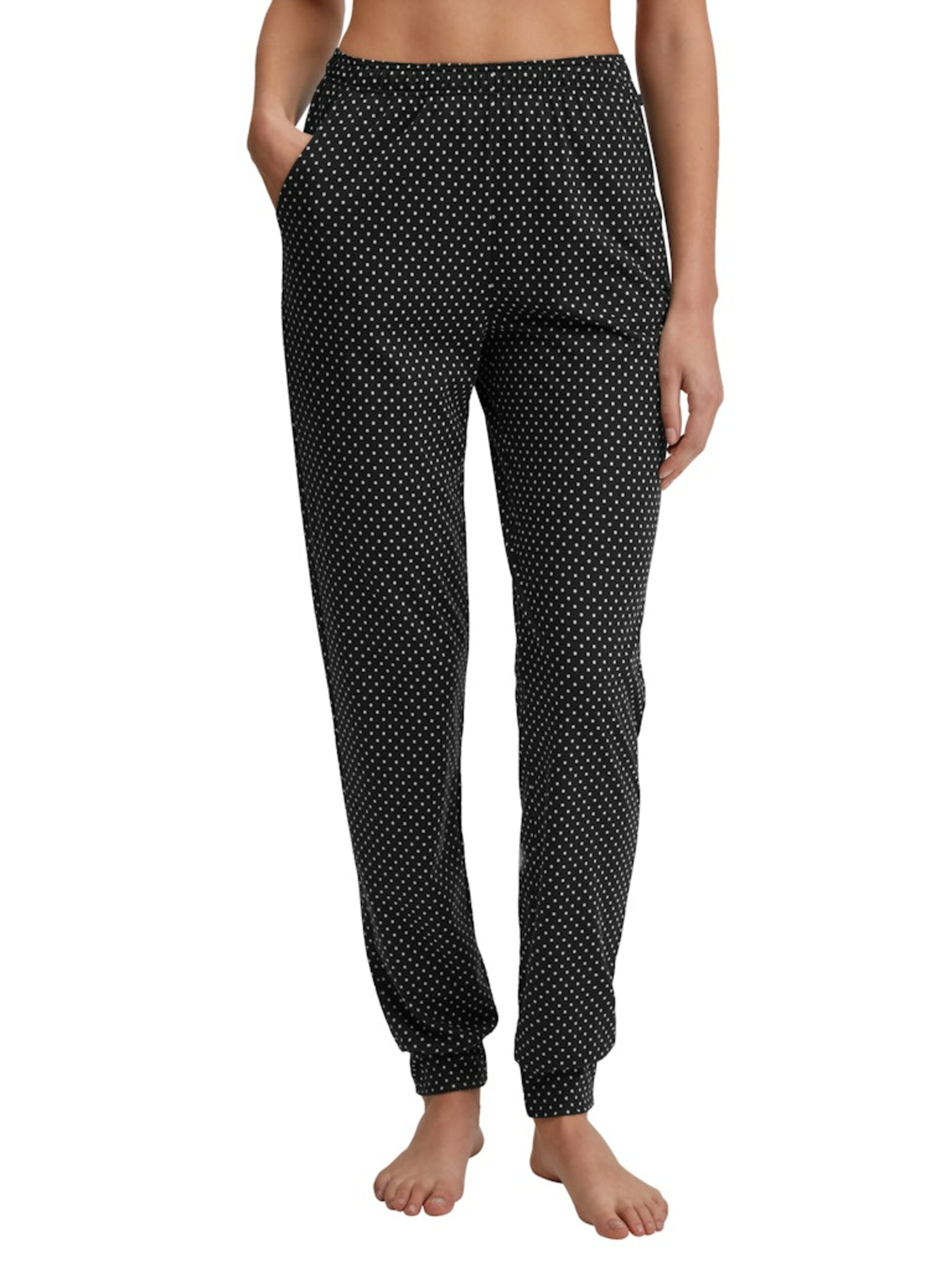 CALIDA Regular Pants in Black