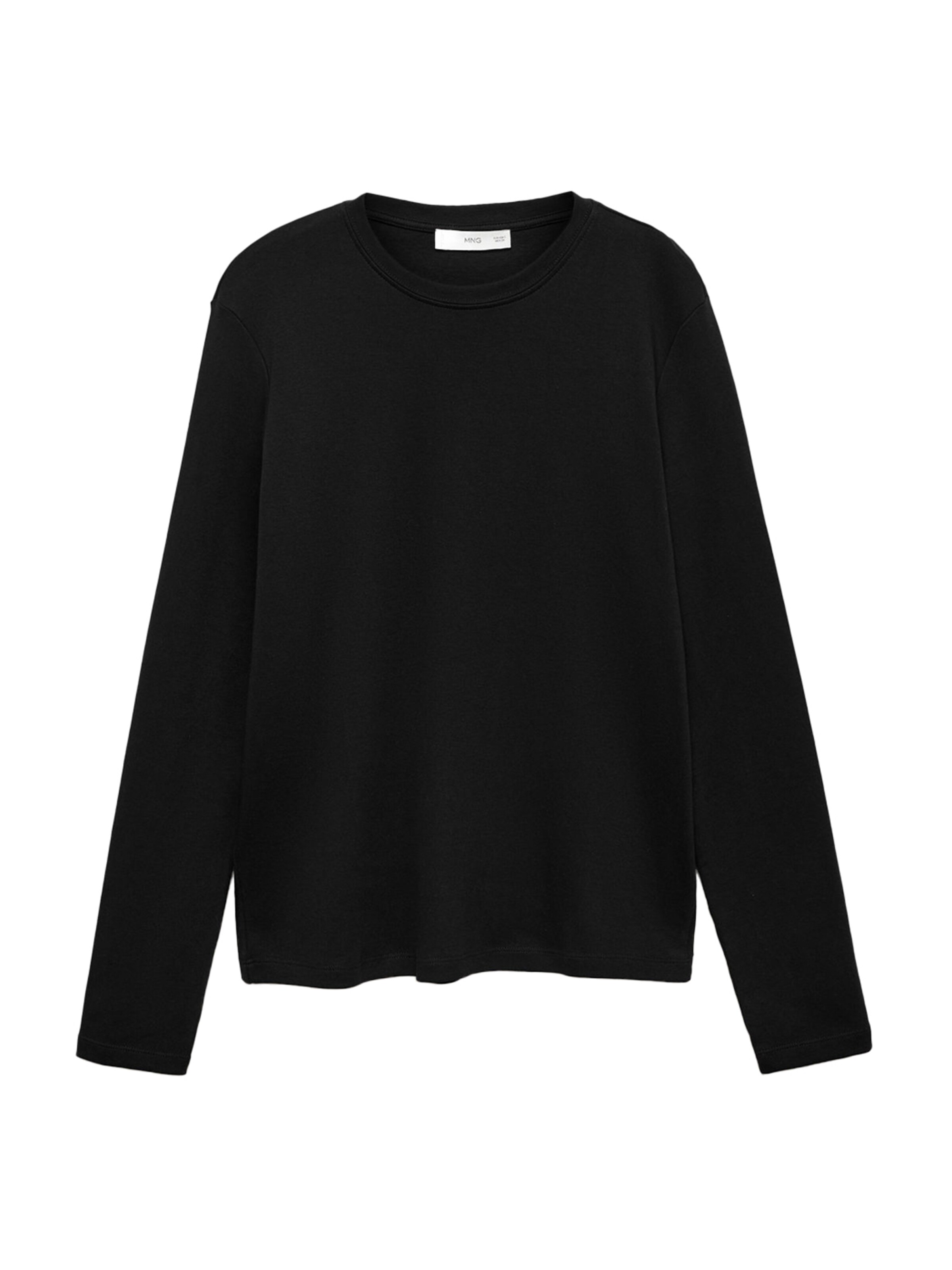 MANGO Koszulka 'BIRI' w kolorze czarny: przód