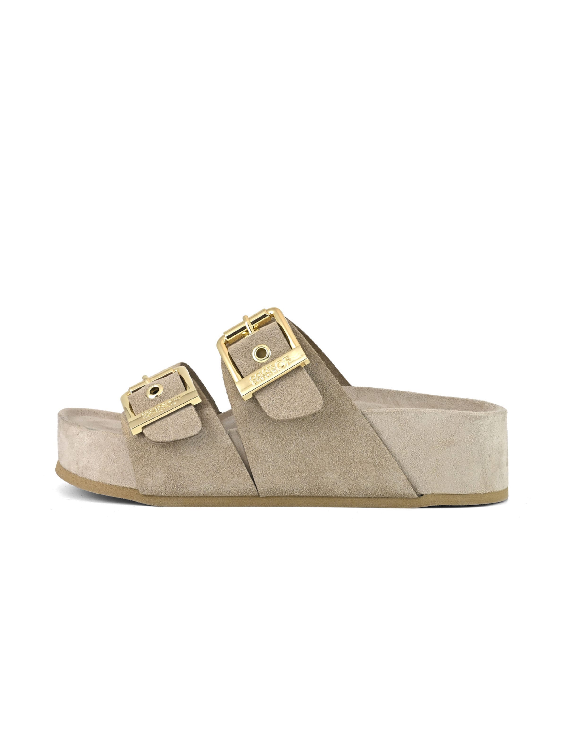 COLORS OF CALIFORNIA - Sapato aberto em bege: lateral