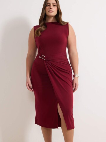 Trendyol Curve Sukienka w kolorze czerwony