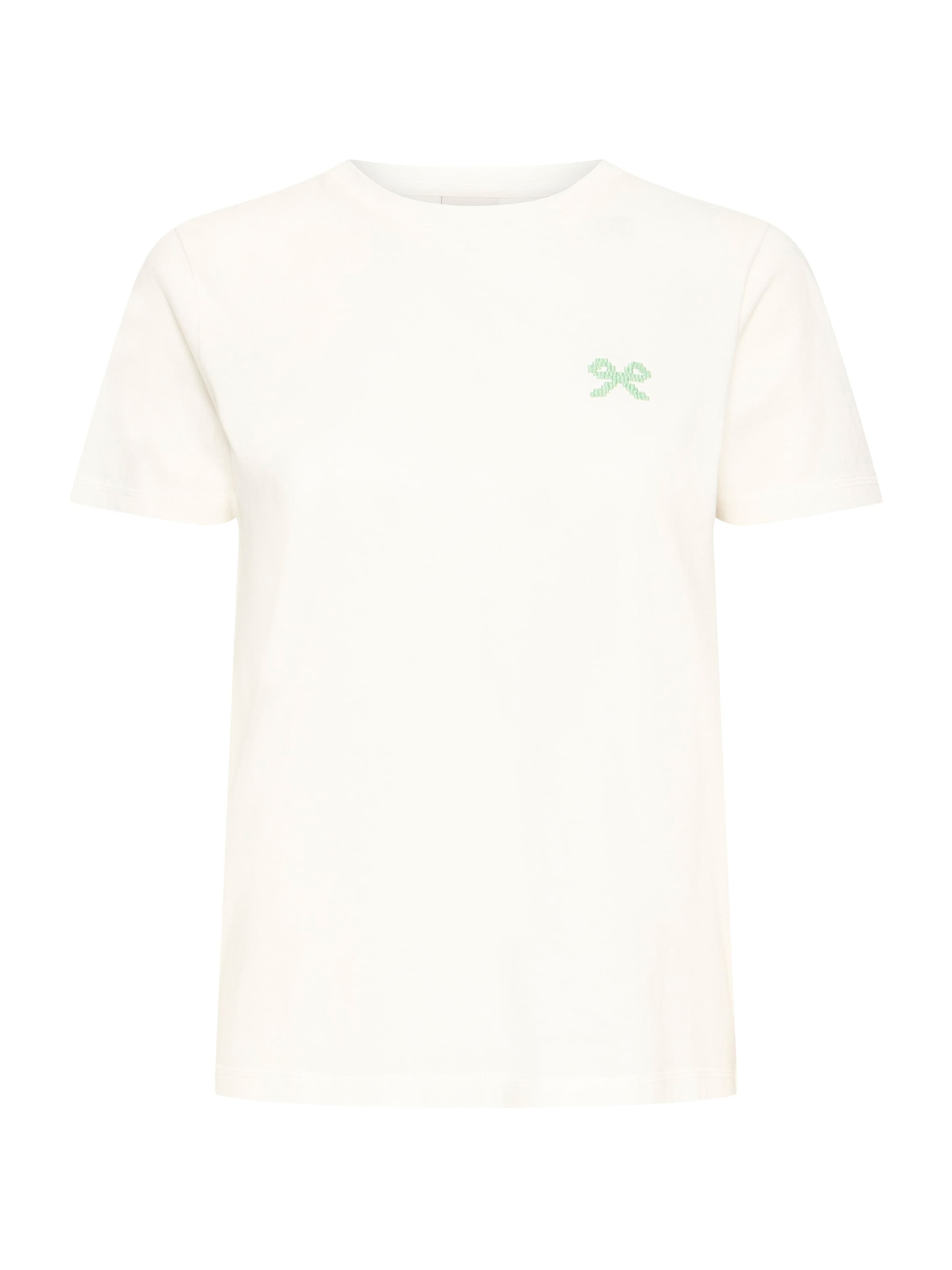 ICHI Тениска 'IHCAMINNA' в бяло: отпред