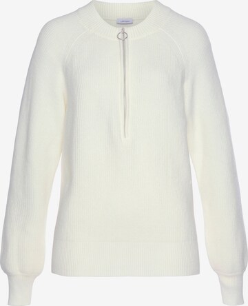 Pullover di LASCANA in bianco: frontale