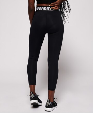 Superdry Skinny Sportovní kalhoty 'Core' – černá