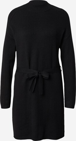 Robes en maille 'LEVA' ONLY en noir : devant