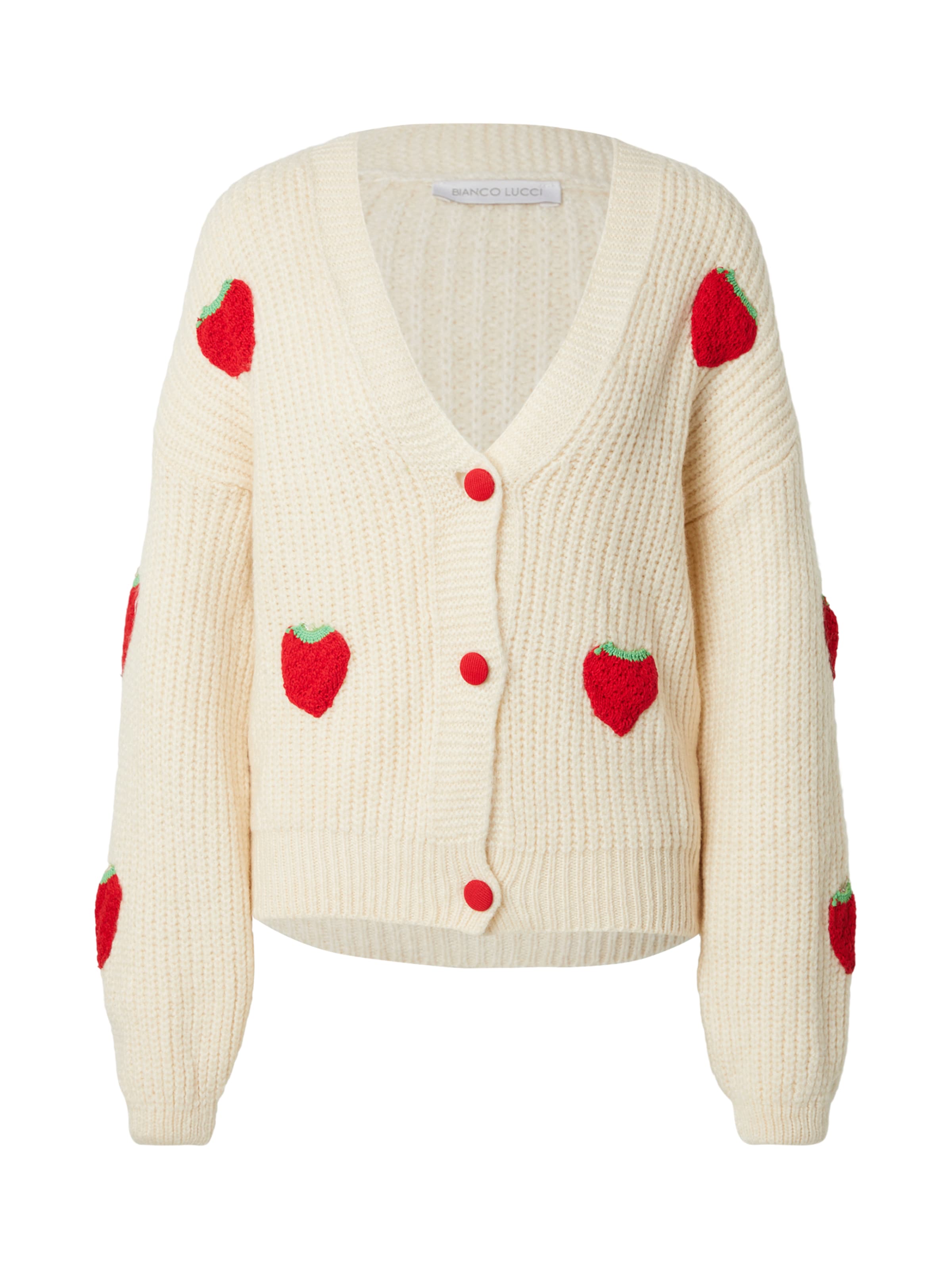 Bianco Lucci Плетена жилетка в бежово: отпред