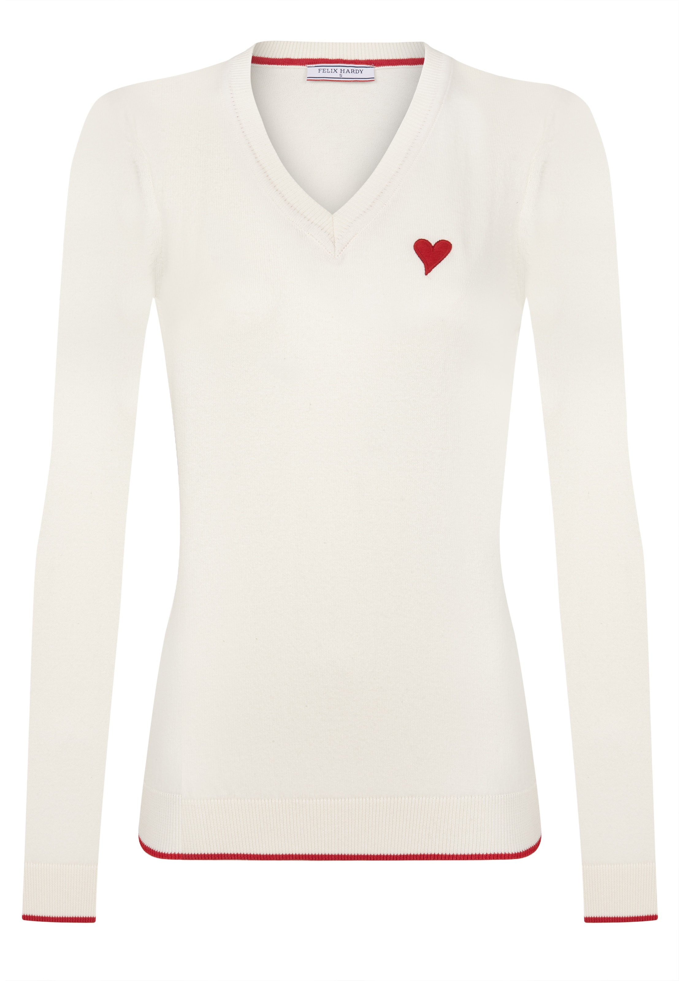 Felix Hardy Svetr – bílá: přední strana
