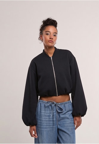 Urban Classics Between-season jacket in Black: front