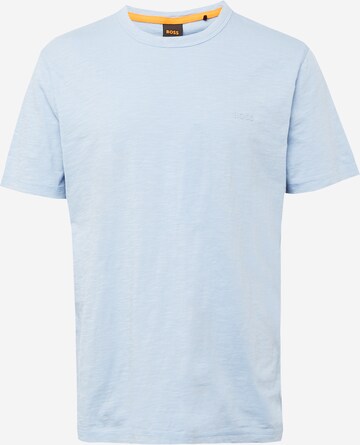 BOSS Тениска 'Tegood' в синьо: отпред