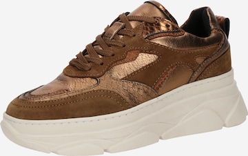 PS Poelman Nízke tenisky - Hnedá: predná strana