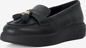 Chaussure basse Dune LONDON en noir : devant