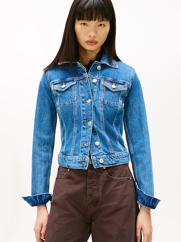 mėlyna Tommy Jeans Demisezoninė striukė 'VIVIANNE': priekis