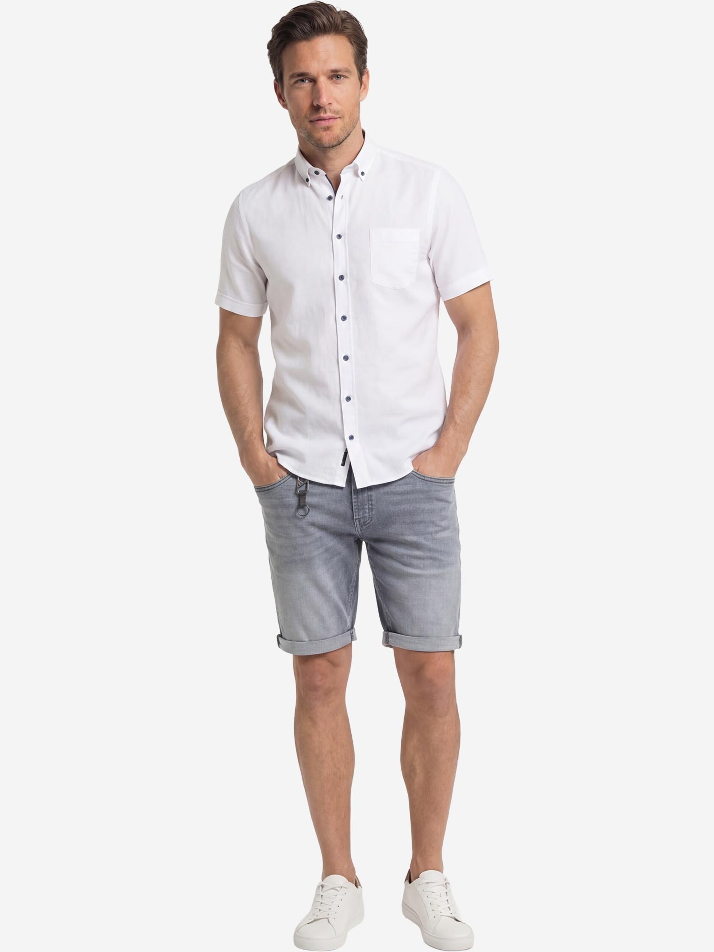 CASAMODA Regular Jeans 'High Flex' in Grey