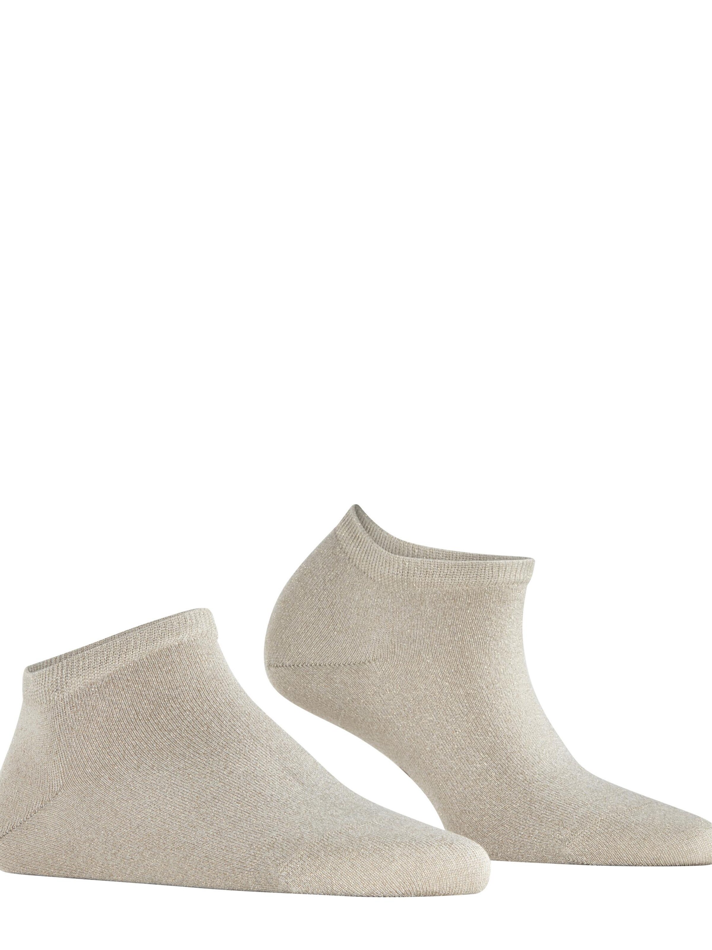 FALKE Ankle Socks 'Shiny' in Silver