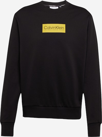 Calvin Klein Sweatshirt i gul / svart, Produktvy