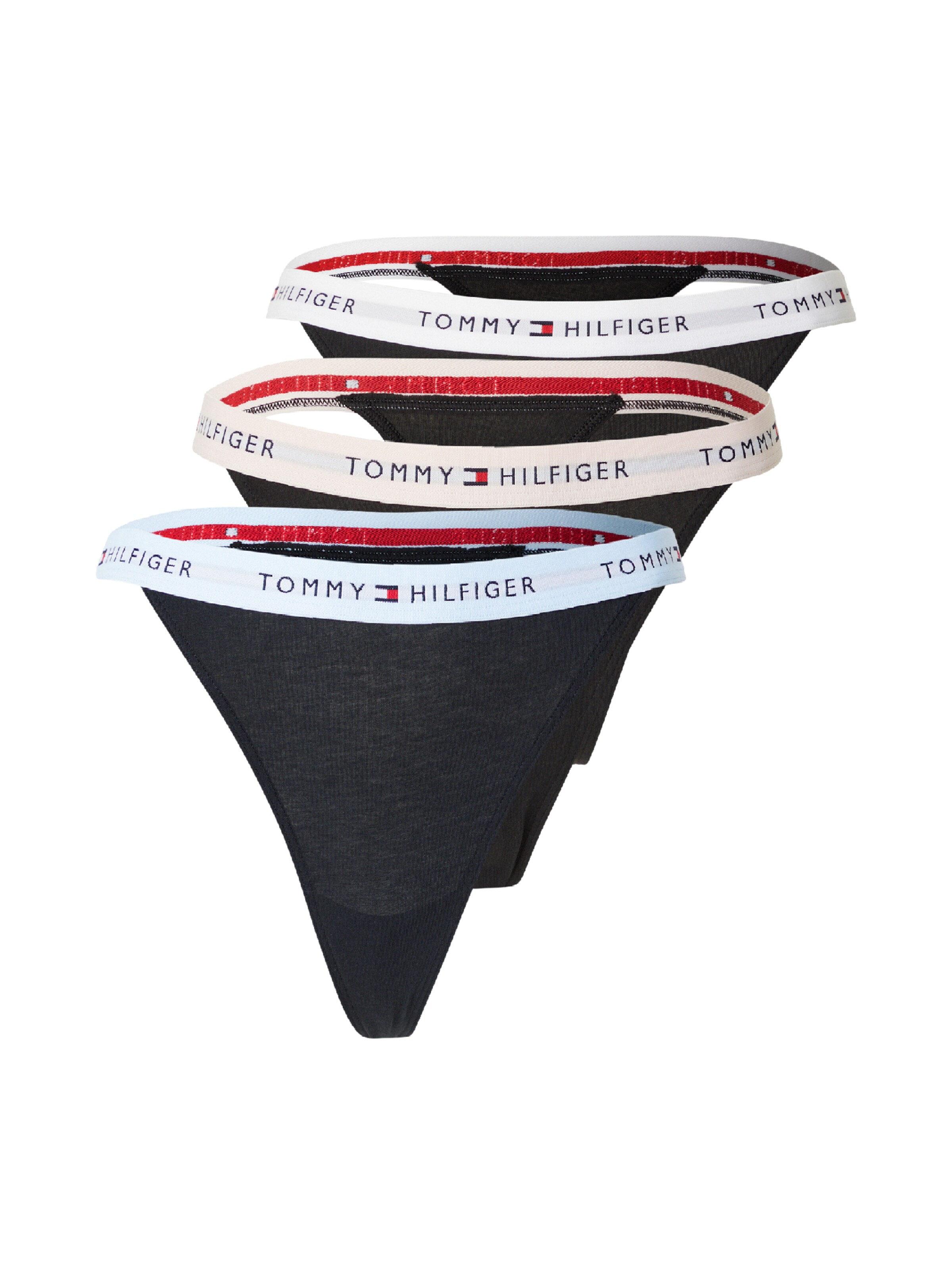 Tommy Hilfiger Underwear - Tanga en negro: frente