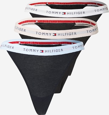 Tommy Hilfiger UnderwearTanga gaćice - crna boja: prednji dio