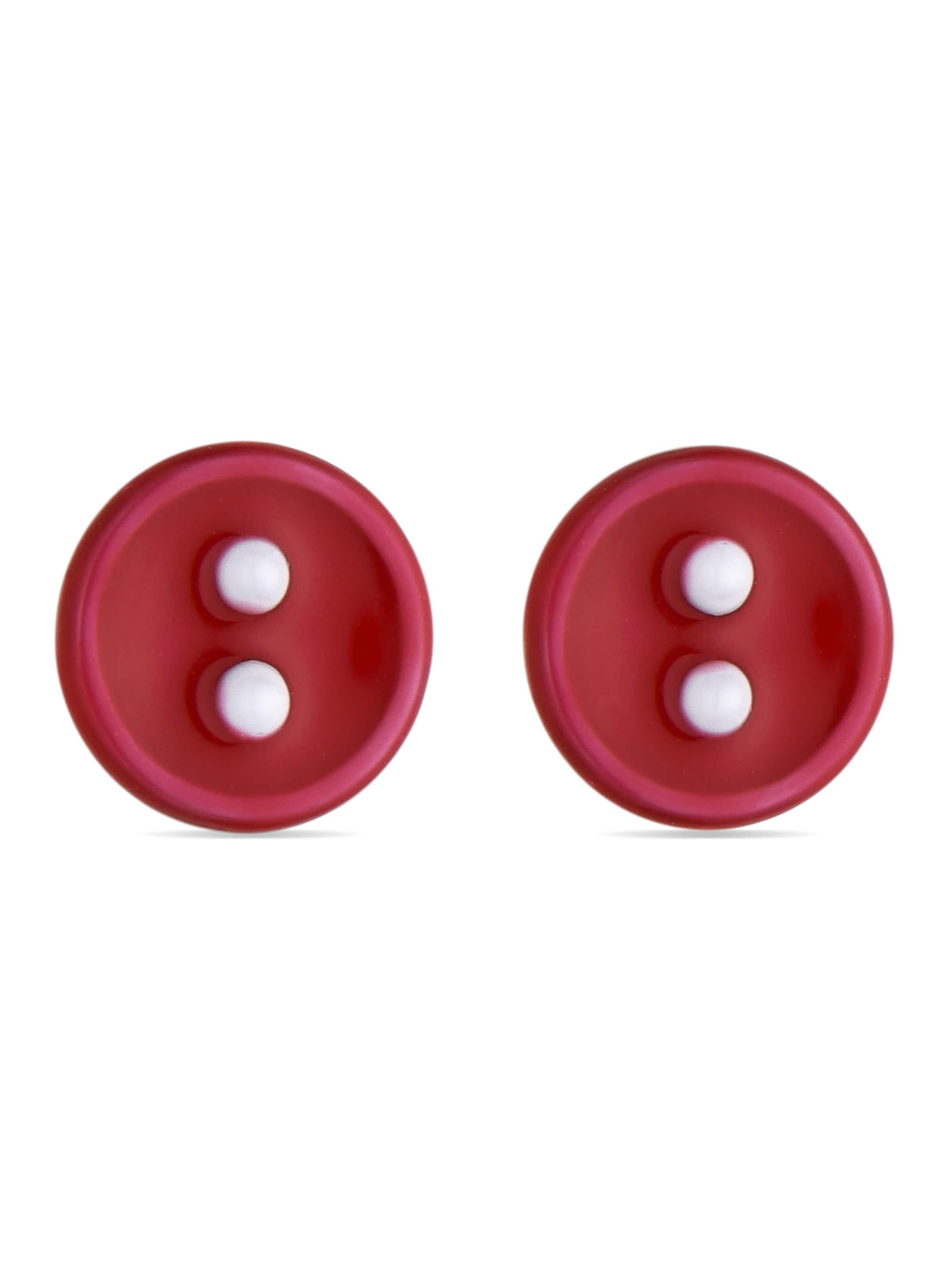 Luxenter Oorbellen 'Lyros' in Rood: voorkant