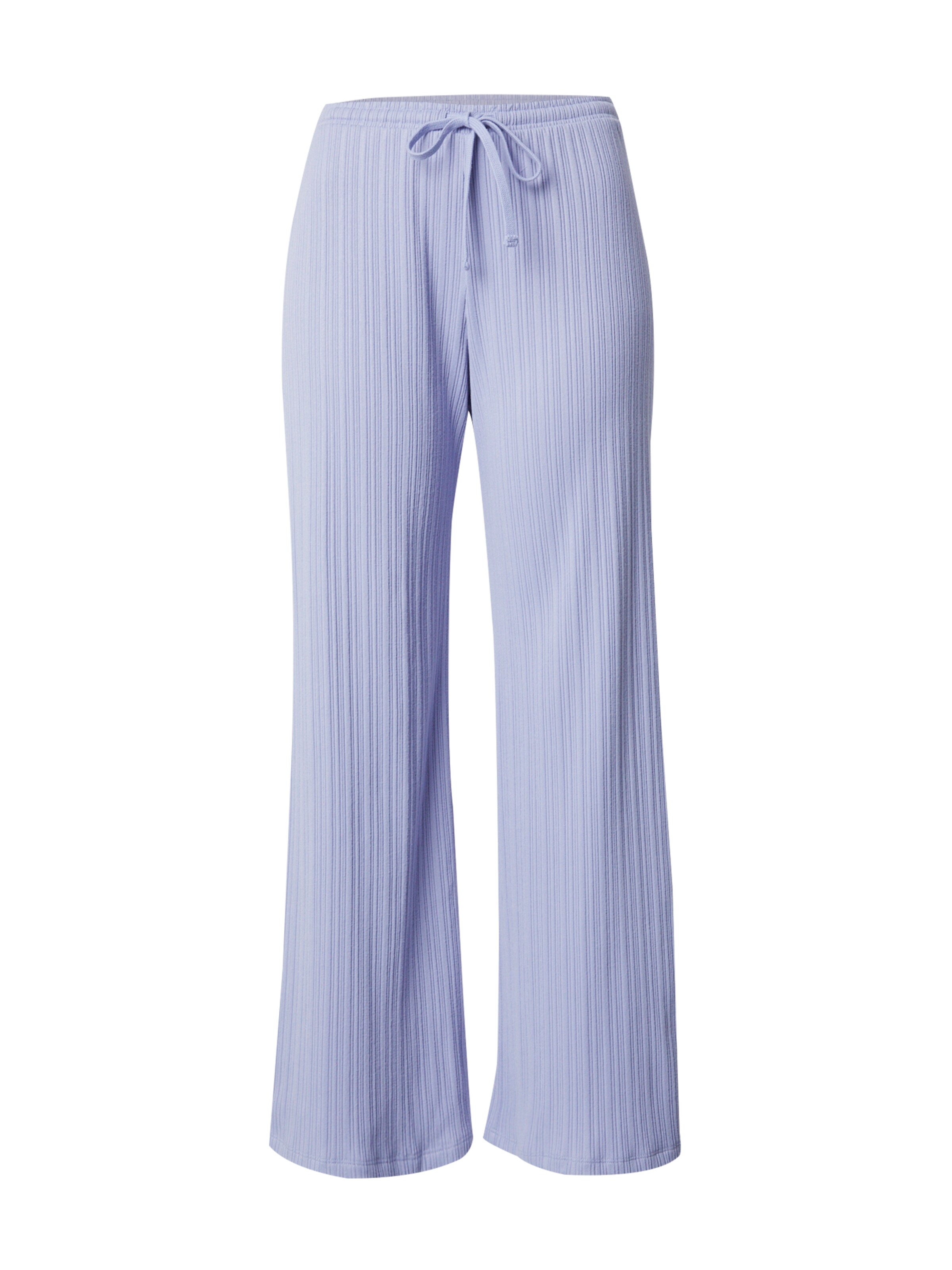 Abercrombie & Fitch Wide leg Pants in Purple: front