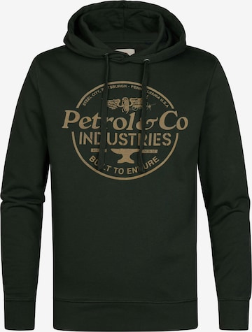 Petrol IndustriesSweater majica - zelena boja: prednji dio