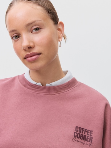 Felpa 'NICE' di MANGO TEEN in rosa