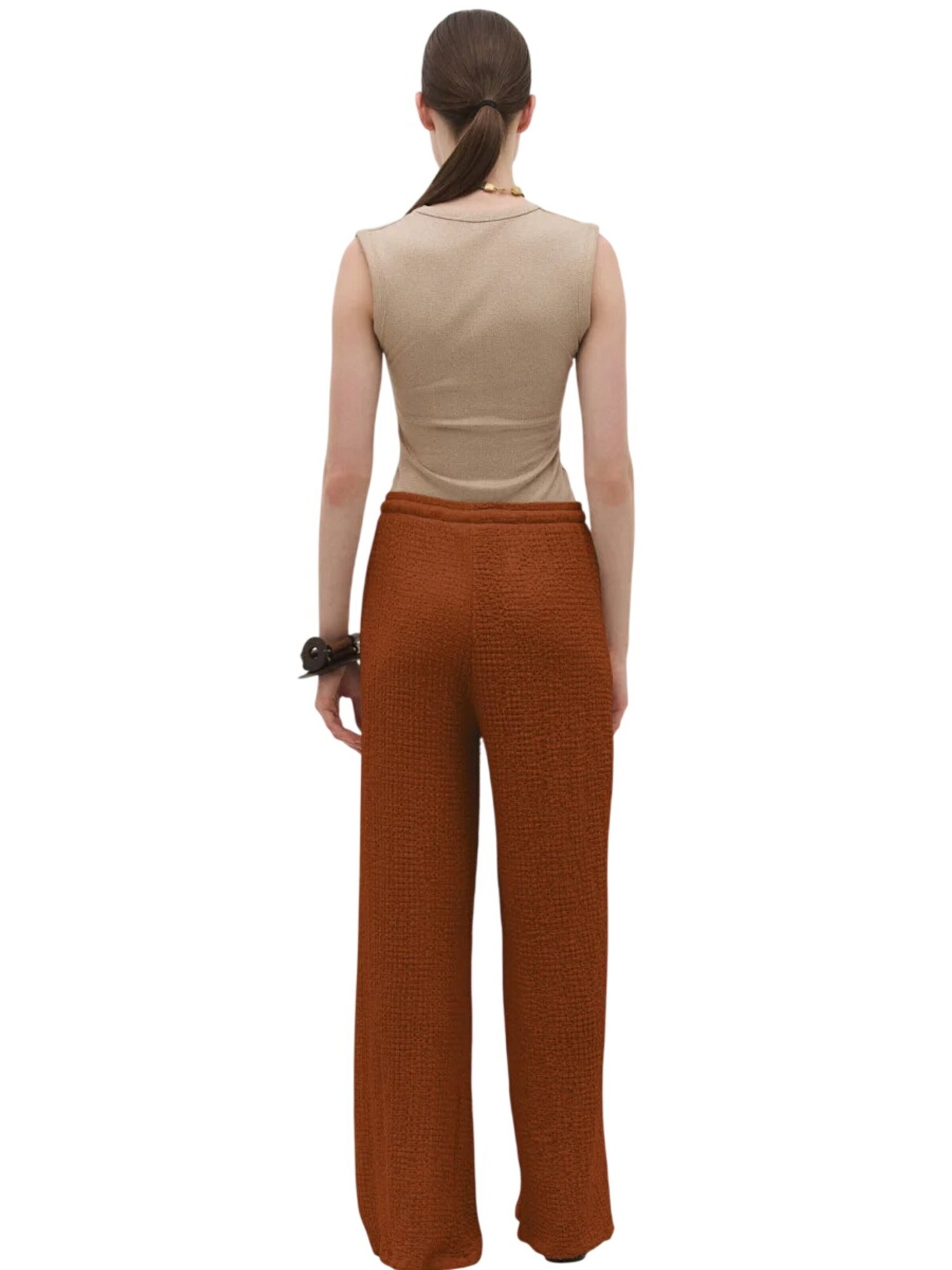 No Matter What Regular Broek in Bruin