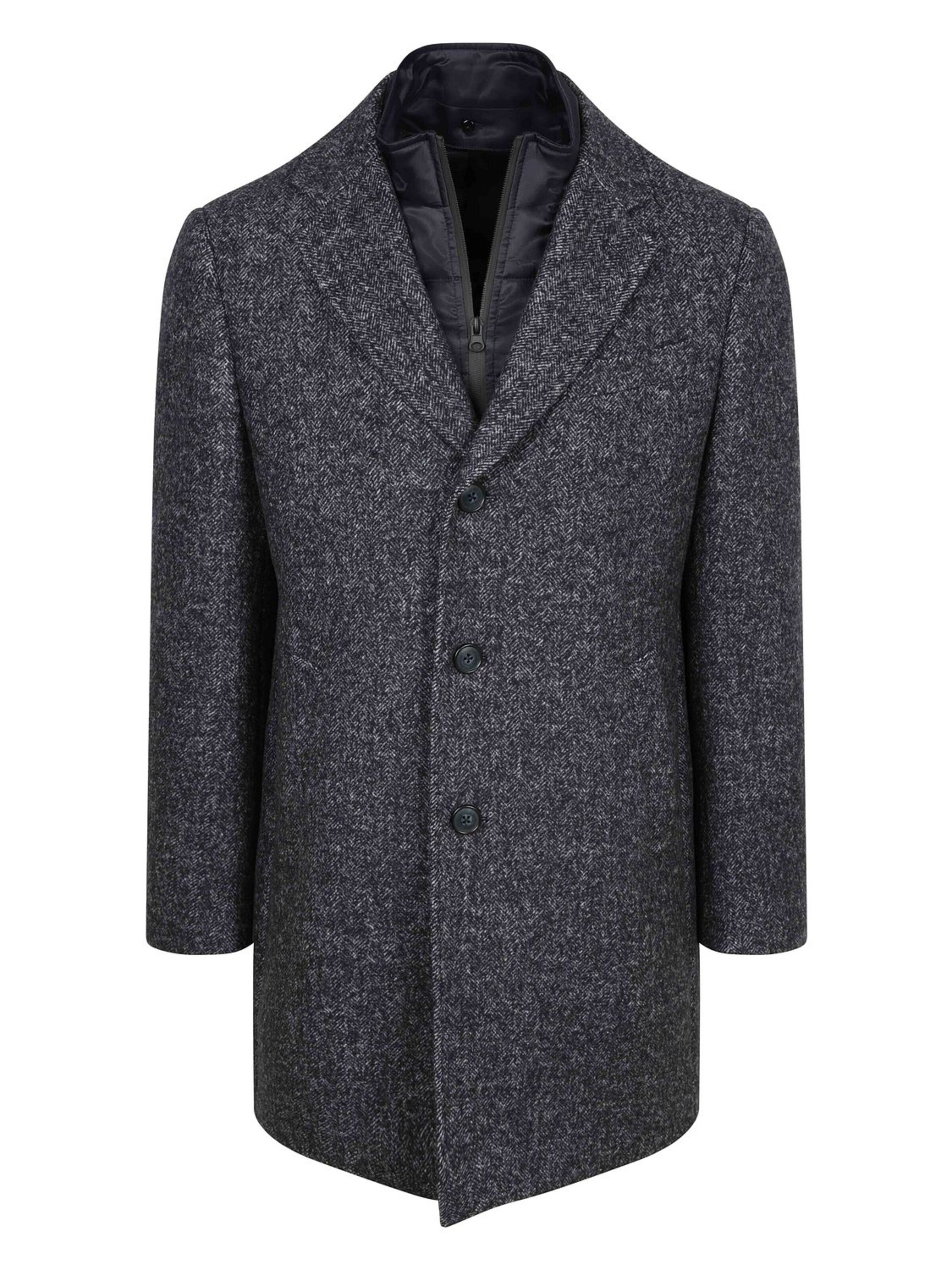Suitable Winter Coat in Blue: front