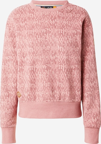 Ragwear Sweatshirt 'HEIKKE' i rosa: framsida