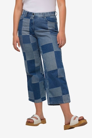 Wide Leg Jean Ulla Popken en bleu : devant