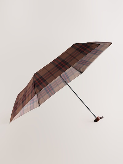 Next Regenschirm in navy / schoko / dunkelbraun / rot, Produktansicht