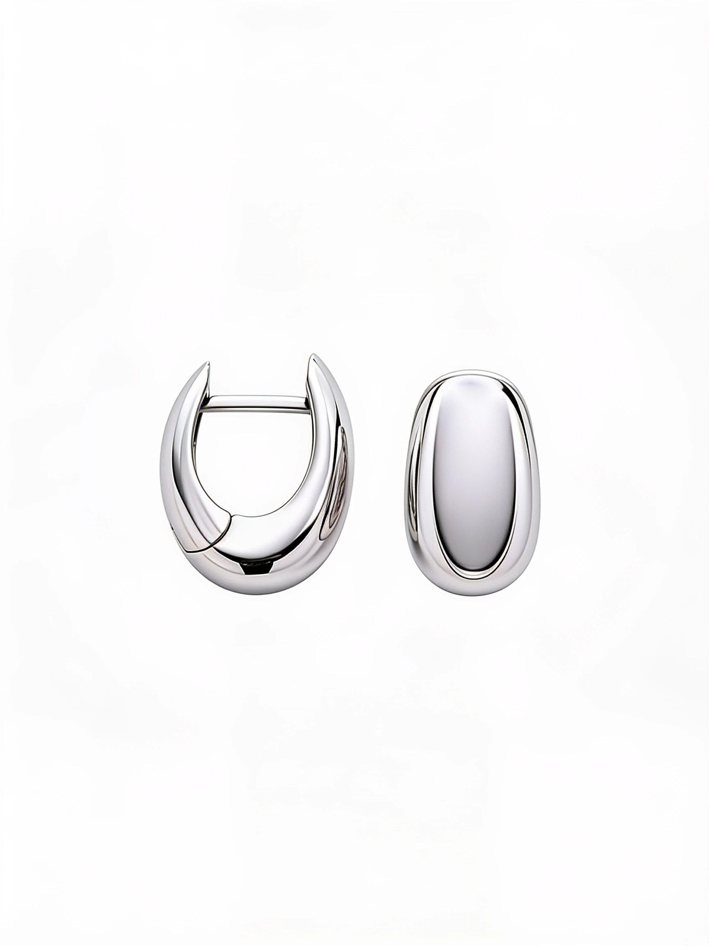 REYTEL Earrings in Silver: front