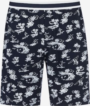 Mey Regular Broek 'Surf Beach' in Blauw: voorkant