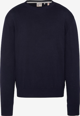 Pull-over Schott NYC en bleu : devant