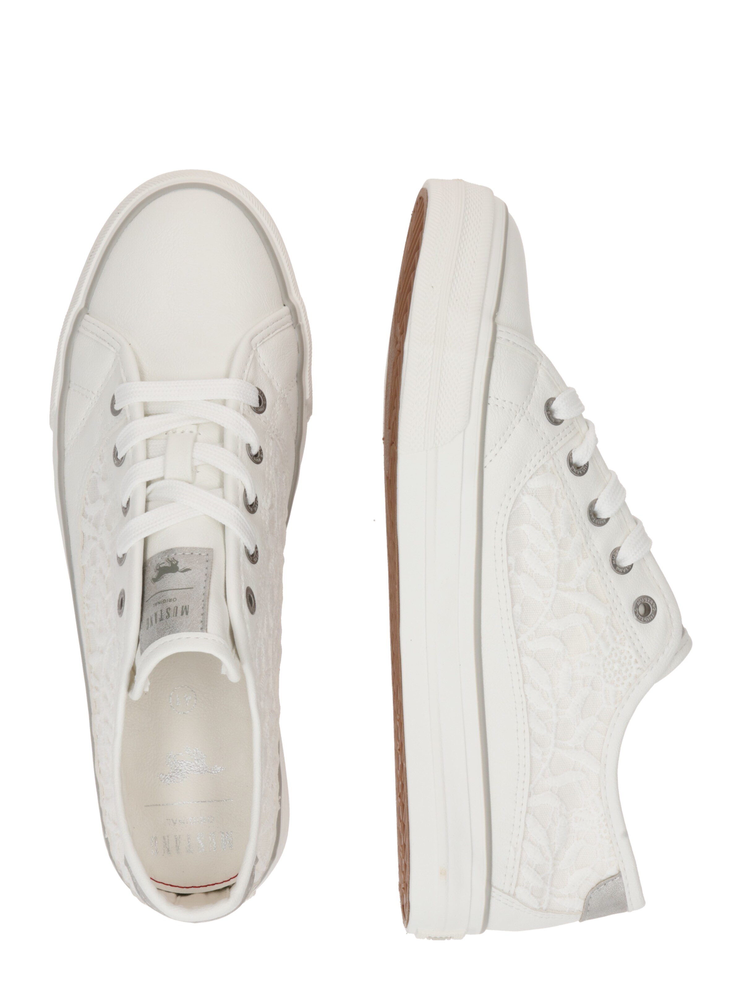 Sneaker bassa di MUSTANG in bianco