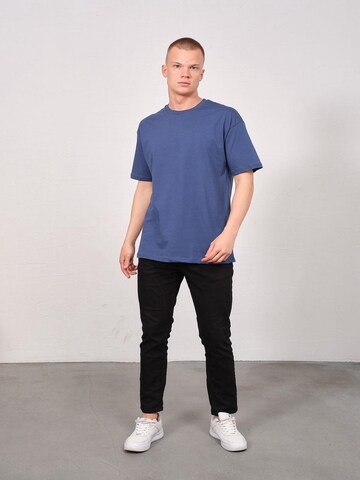C&City T-Shirt in Blau