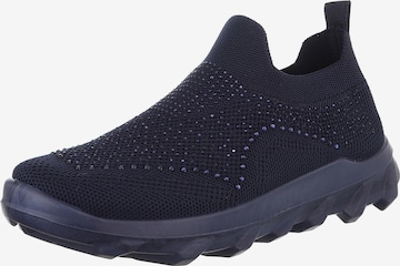 Ital-Design Slip-Ons in Blue: front