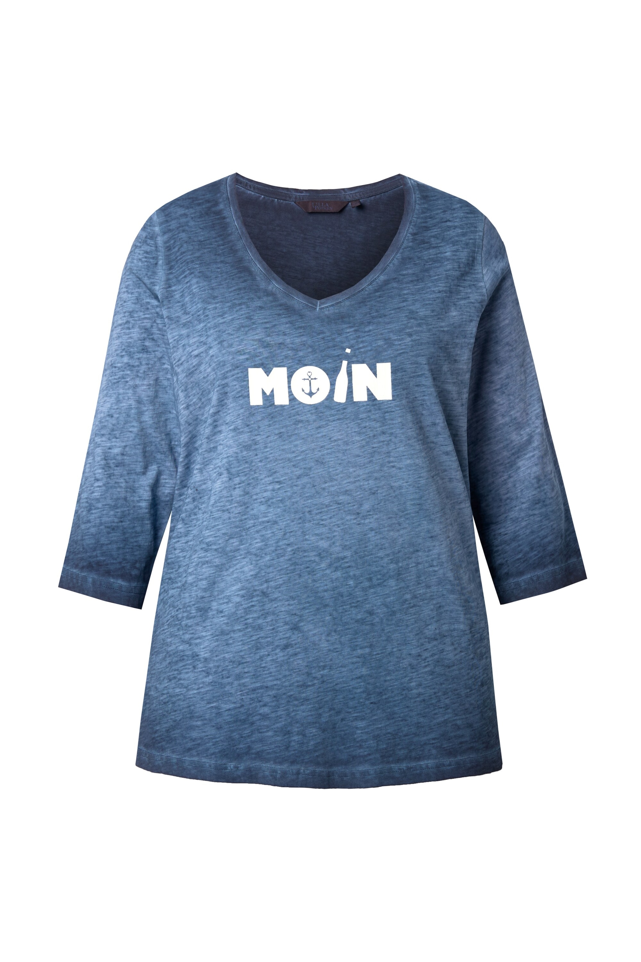 Ulla Popken Shirt in Blau: Vorderseite