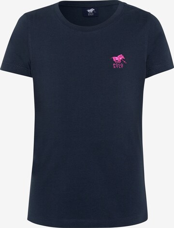 Polo Sylt Shirt in Blue: front