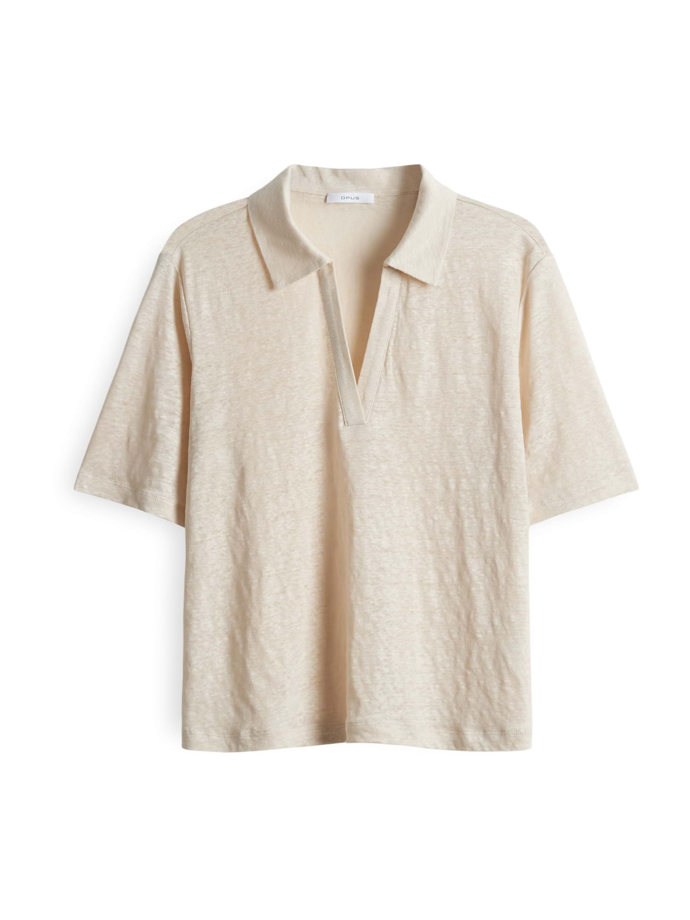T-shirt 'Sluse' OPUS en beige : devant