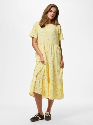 PIECES Kleid 'PCStella' in Gelb