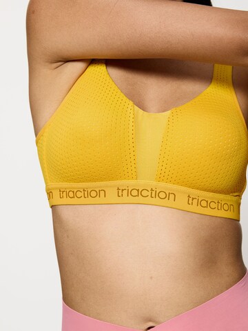TRIUMPH Bustier Sport bh ' Triaction Energy Lite ' in Geel