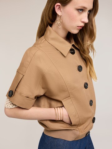 MOTIVI Between-season jacket in Brown
