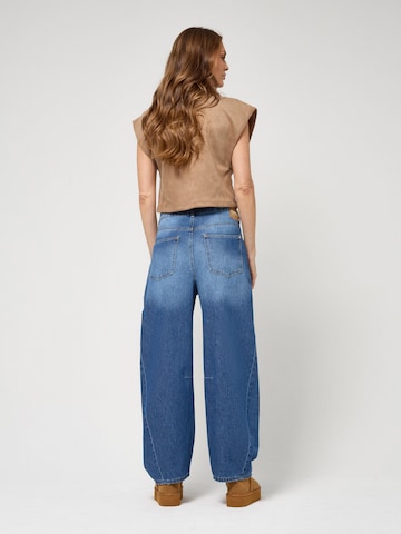 Effilé Jean '94SARINA SEAM' Gang en bleu