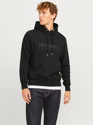 Felpa 'JORFREDERIKSBERG' di JACK & JONES in nero: frontale